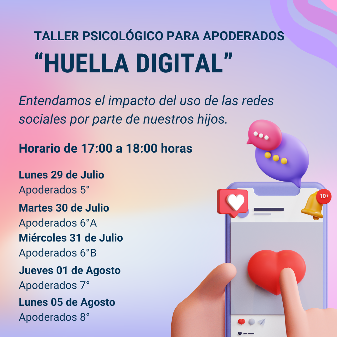 Taller psicológico para apoderados "Huella digital"