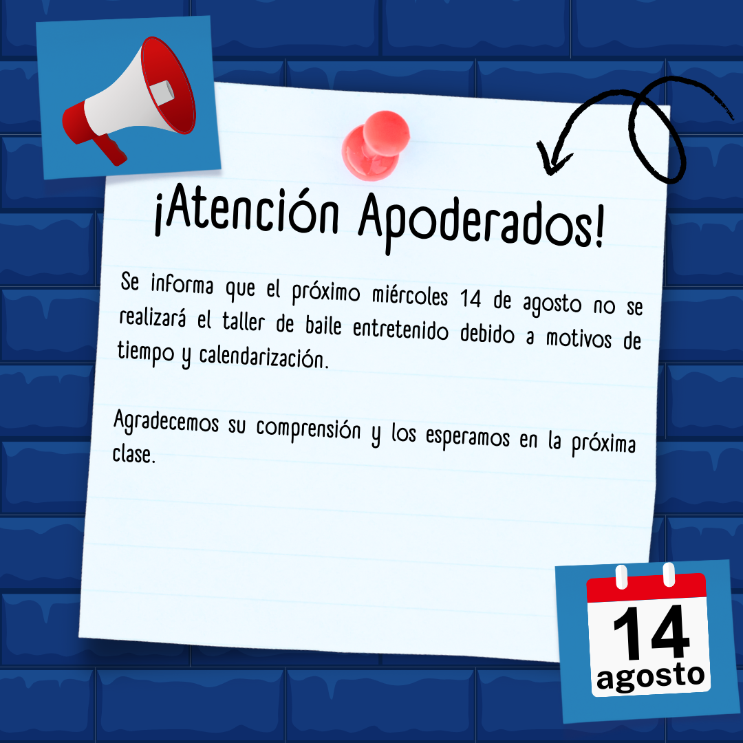 14 de agosto taller baile entretenido