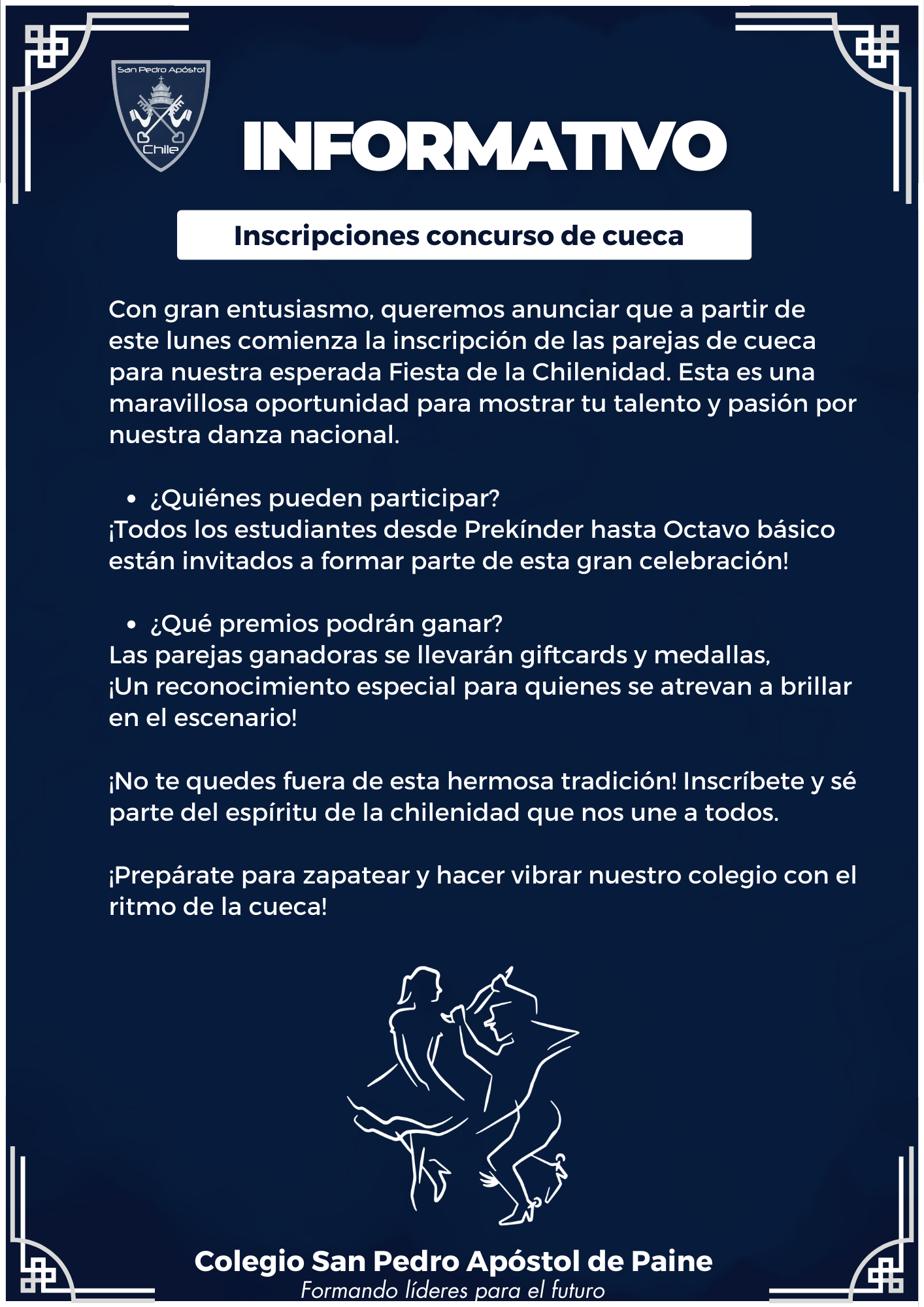 inicio inscripción concurso de cueca