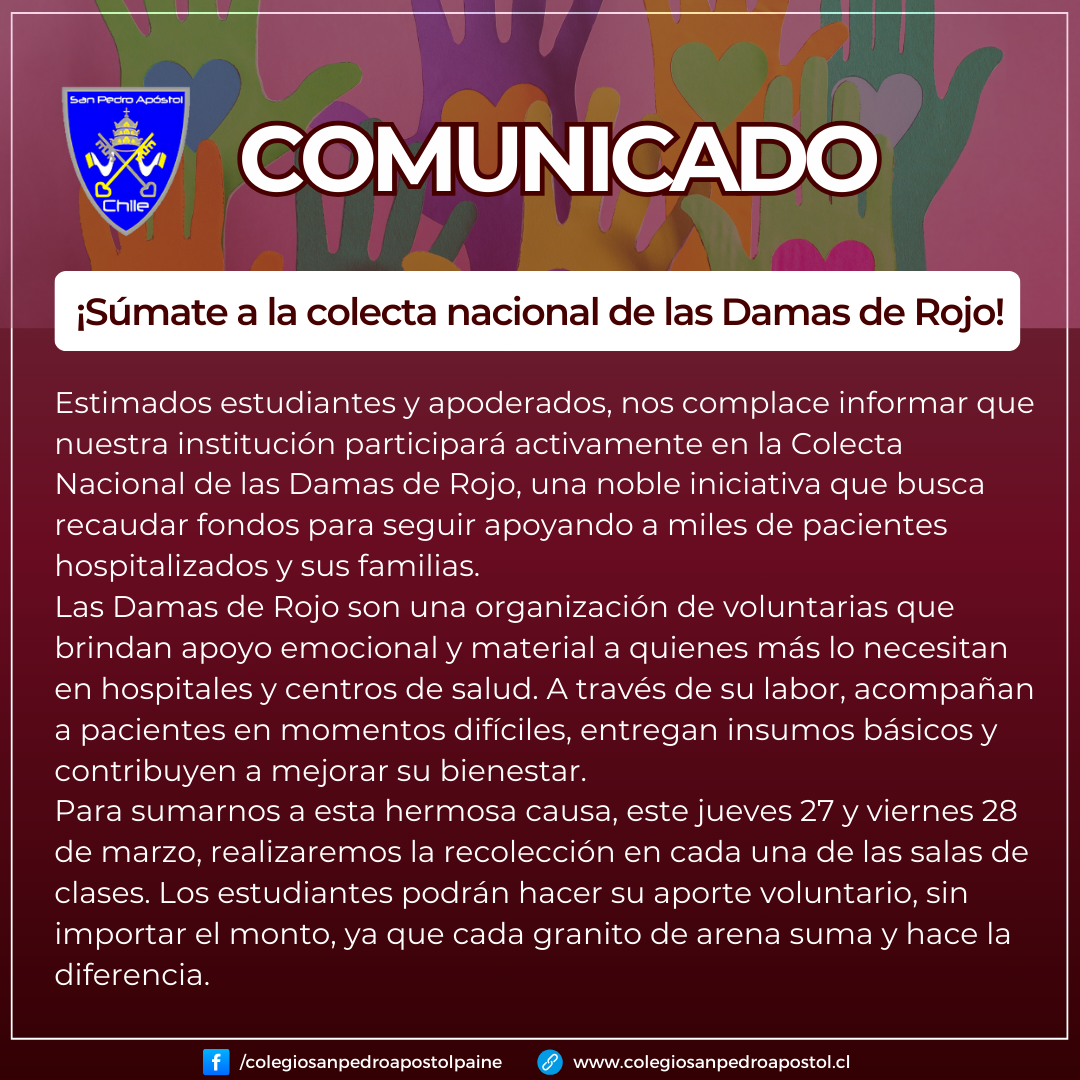 colecta damas de rojo spa