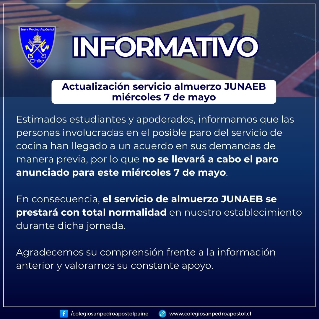 informativo resumen almuerzo