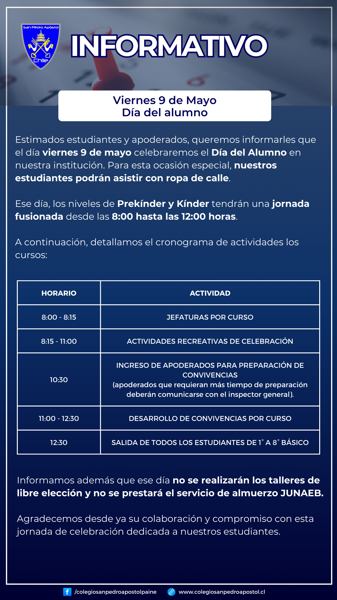 informativo día del alumno