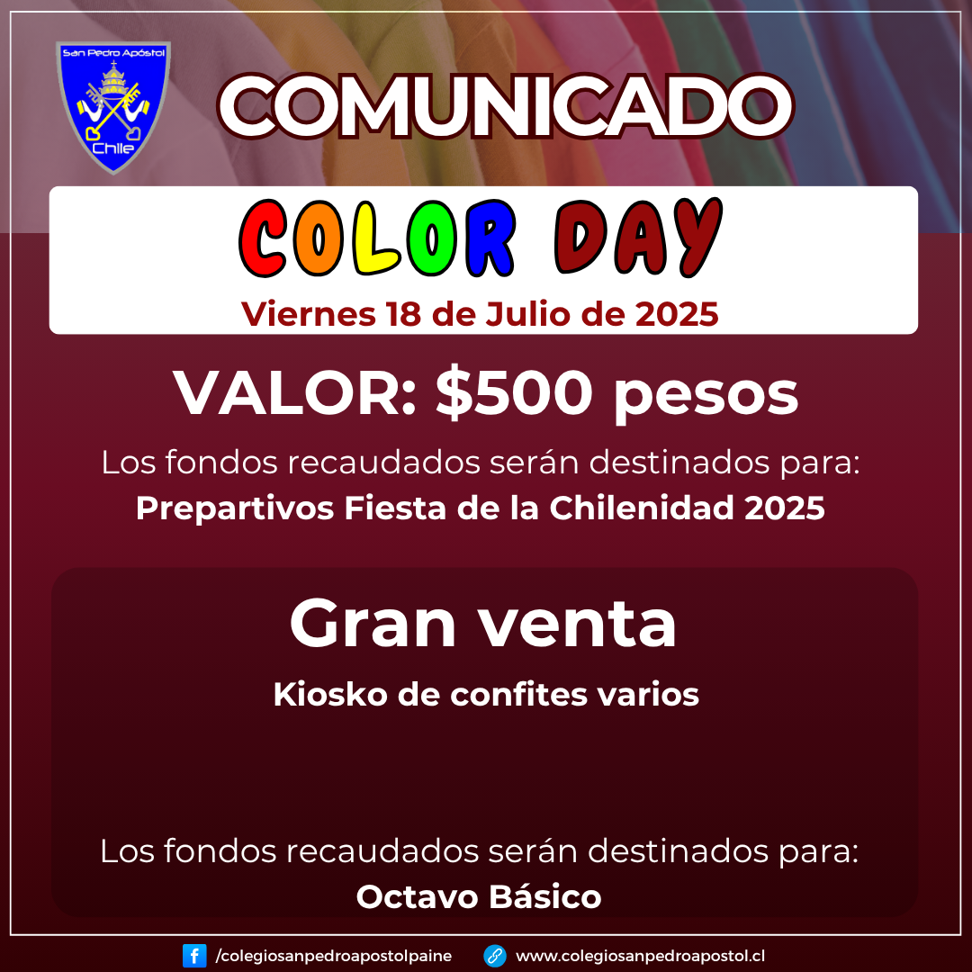 comunicado color day
