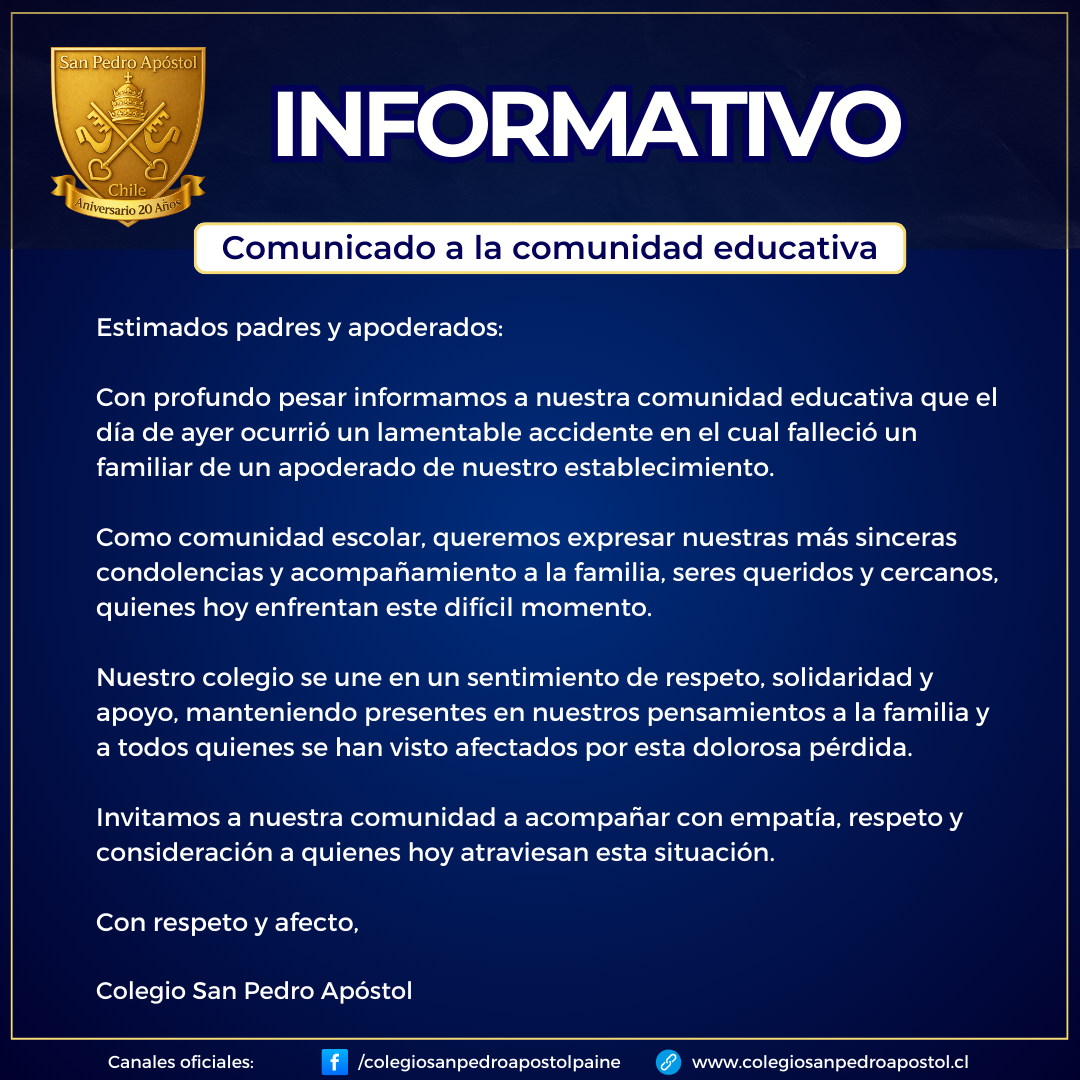 Comunicado oficial