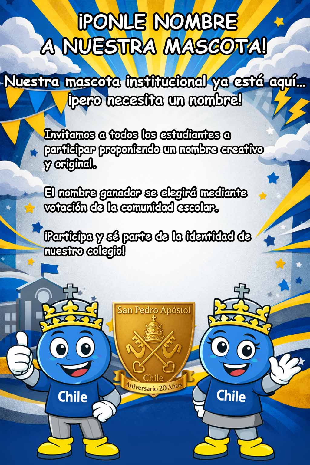 informativo nueva mascota institucional