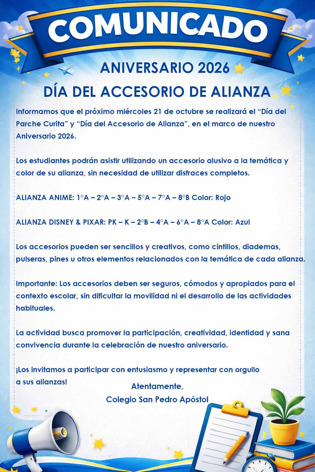 informativo día del accesorio de alianza