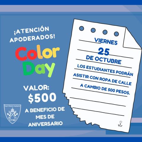 Color day viernes 25 de octubre