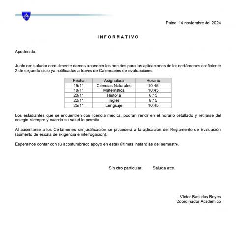 calendario certamenes 