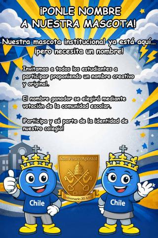 informativo nueva mascota institucional