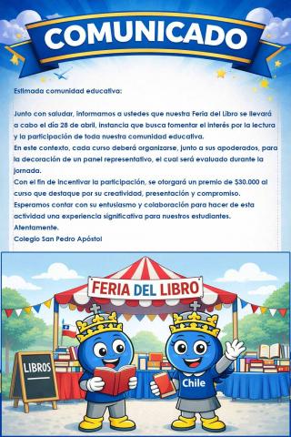 Comunicado feria del libro 2026