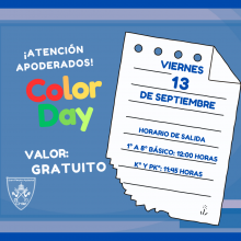 color day viernes 13 de septiembre