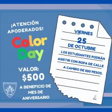 Color day viernes 25 de octubre