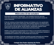 informativo de alianzas miércoles 23 de octubre de 2024