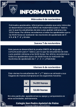 informativo semana 4 al 8 de noviembre