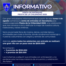 informativo venta de entradas fiesta de la chilenidad 2025