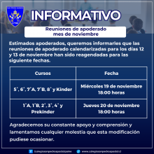 informativo reuniones noviembre
