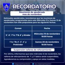 informativo reuniones de apoderados